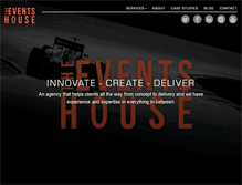 Tablet Screenshot of eventshouse.co.uk